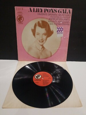 LILY PONS	A LILY PONS GALA  FAVORITE OPERATIC 32 16 0270 SHRINK ON EXCELLENT LP