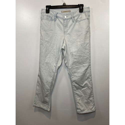 Athleta Jeans Womens Size 8P Sculptek Slim Zion Wash Mid Rise Blue Denim Stretch