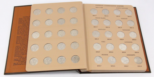 1999-2008 Complete BU State Quarter P & D Mint Set Dansco #7143 Album Washington - Picture 4 of 9