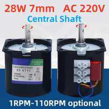 68KTYZ AC220V 28W Permanent Magnet Synchronous Gear Motor Reversible 1RPM-110RPM