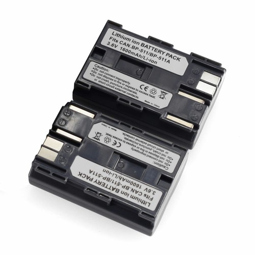 Replacement Battery or charger for Canon BP-511 CB-5L & EOS 40D EOS 50D EOS D30 - Picture 15 of 24