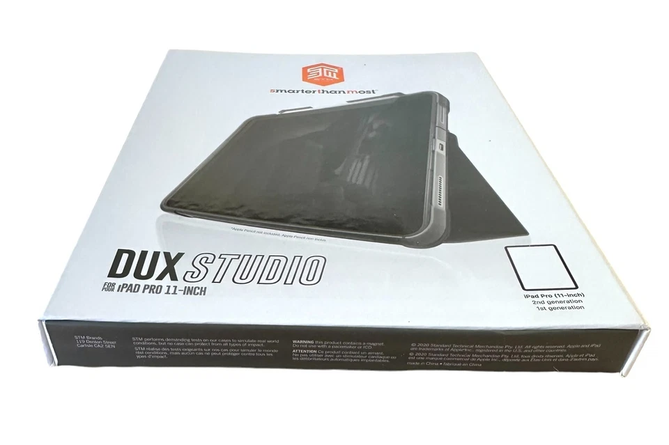 STM Goods Dux Studio Case for Apple iPad Pro 11” (1st & 2nd Gen) - Black - Image 3 of 4