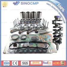 3044C 3044C-T Overhaul Rebuild Kit & ConRods & Crankshaft For CAT 252B 246B 267B