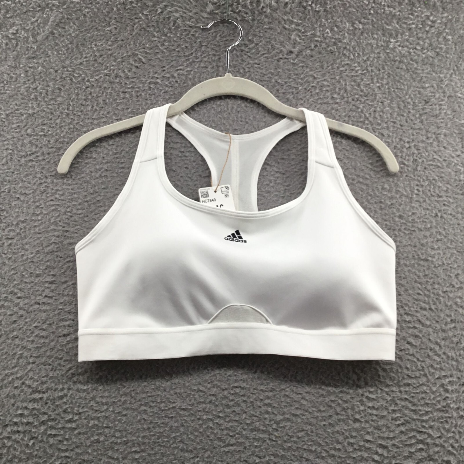Adidas Powerreact Medium Support Bra White L - image 3