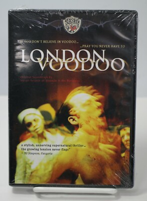 London Voodoo by Heretic Films DVD 2004, Doug Cockle, Sara Stewart-Sealed RARE!
