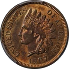 1907 Indian Cent PCGS MS64 RB Great Eye Appeal Nice Strike