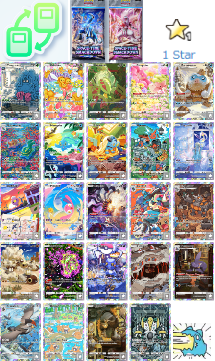Pokemon TCG Pocket Trade 1 Star Card Pack A2 Space-time Smack Down | eBay Pokemon TCG Pocket Trade 1 Star Card Pack A2 Space-time Smack Down | eBay