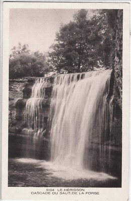 Old postcard CASCADE DU SAUT DE LA FORGE (39) LE HERISSON
