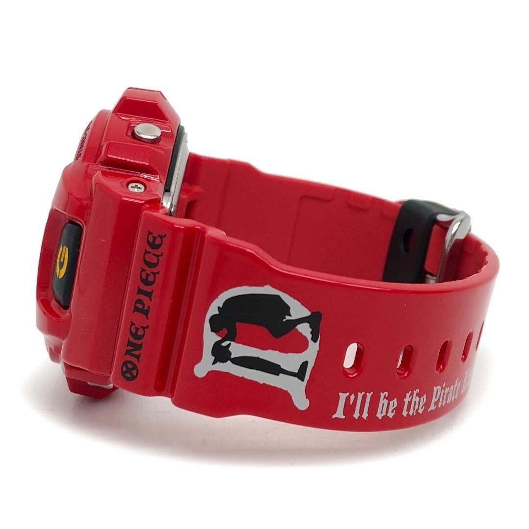 CASIO G-SHOCK dw-6900fs ONE PIECE Luffy collaboration red