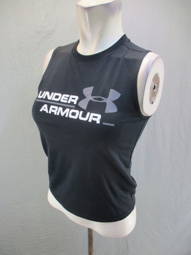 Under Armour HEAT GEAR Size S Teens Crew Neck Sleeveless Athletic Tank Top 875 - Picture 3 of 9