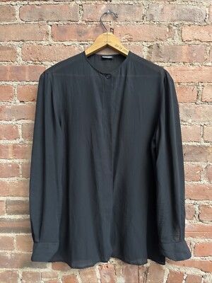 Vintage Giorgio Armani Women s Blouse, Sz Large, Sheer Italy