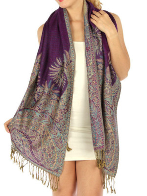 Fashion luxury Paisley Pashmina Scarf Shawl Wrap 17 COLORS 