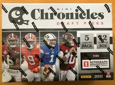 2021 Panini Chronicles Draft Picks NFL Football Trading Cards Mega Box Sealed