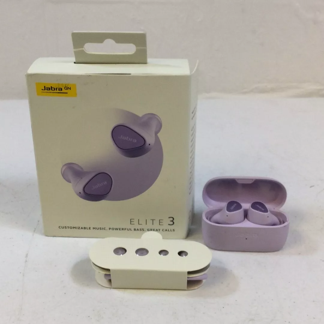 Jabra Elite 3 Lilac Noise Isolating Wireless Bluetooth In Ear