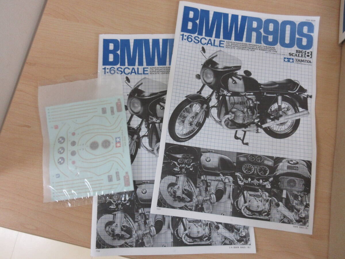 TAMIYA 1/6 BMW R90S 16008 1/6 motorcycle No.8 plastic model from
