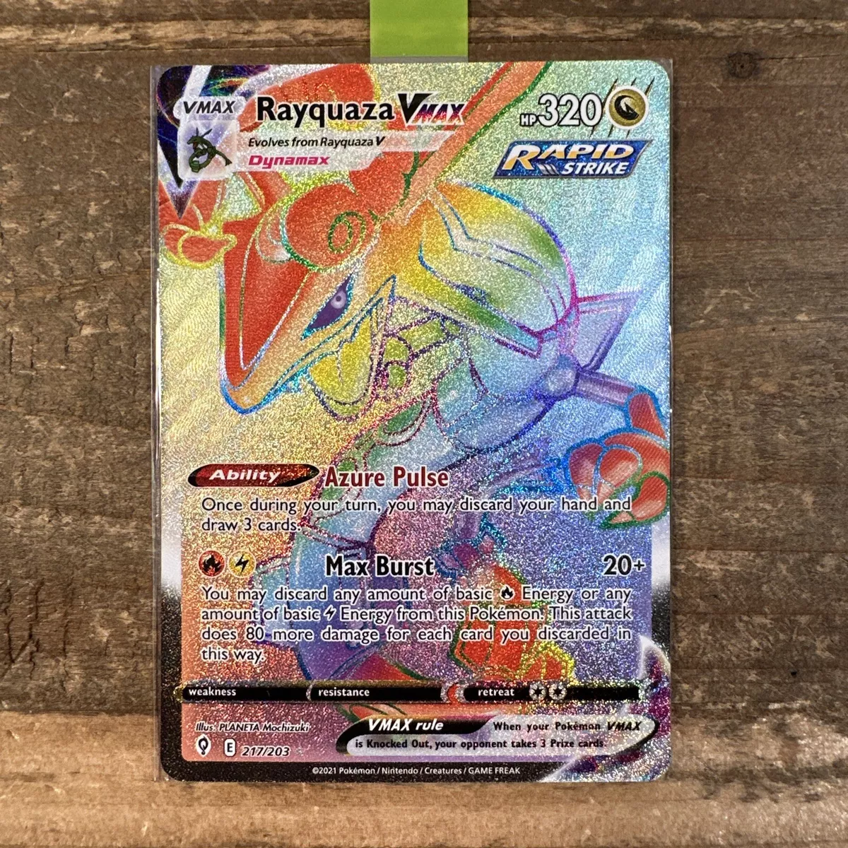 Rayquaza VMAX - 217/203 - Hyper Rare