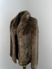 Faux Brown Fur Coat Lipsy Size 8