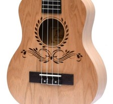 Aloha TM Ukulele Catalpa Wood Satin - 3 Sizes - Engraving Top Canadian Brand 