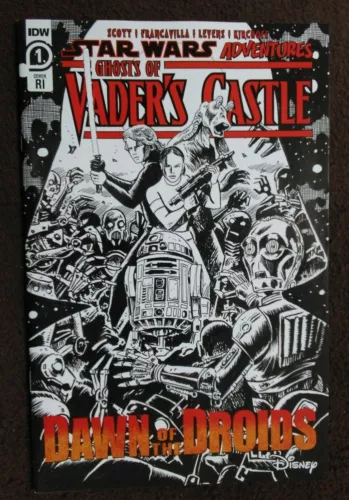 STAR WARS ADVENTURES GHOSTS OF VADER'S CASTLE #1 RI VARIANT 1:10