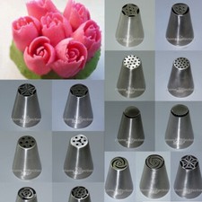 Big Size Russian Piping Tips Stainless Tips Buttercream DIY Baking Tools