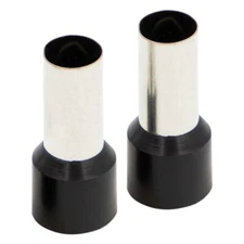 FRL10BK INSTALL BAY Ferrules - Black 1/0GA - 50 per Bag