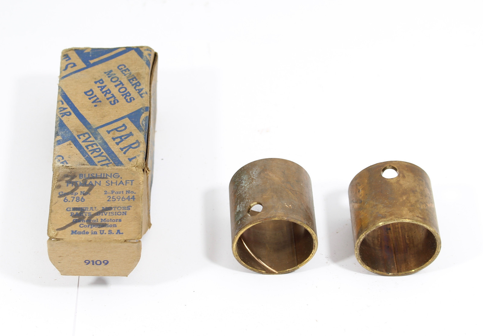 OE 1935 1936 Chevrolet Pitman Shaft Bushings, Box of 2 GM Part
