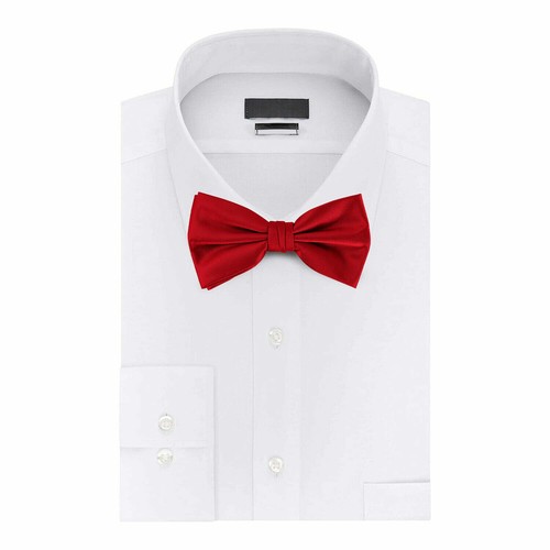 Classic Mens Womens Adjustable Bow Tie Pre Tied Plain Dickie Bowtie Wedding - Picture 68 of 101