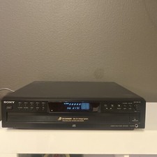 Sony CDP-CE375 5-Disc Carousel CD Changer Player TESTED Works Great .