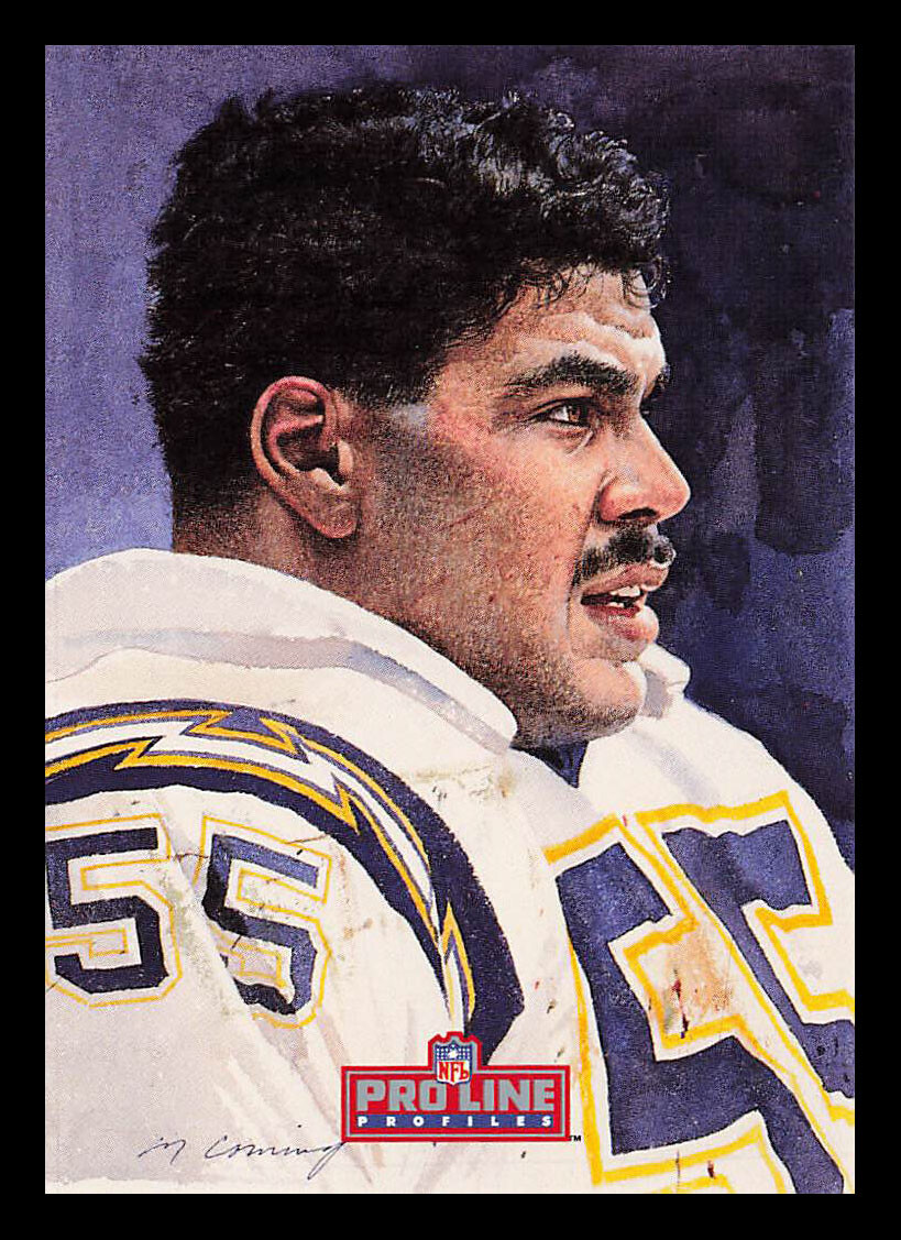 Junior Seau #23 1992 Pro Line Mobil San Diego Chargers