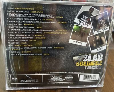 Z-RO & AGONYLIFE SLAB SOLDIERZ RADIO CD Super Rare SEALED 