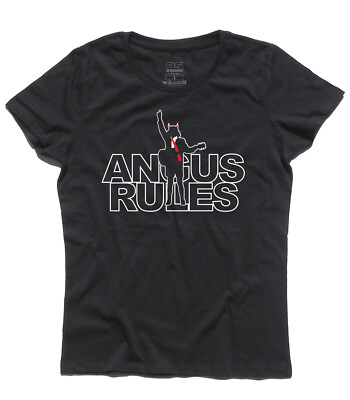 Angus Young Rules News Highway to Hell Women's Guitar T-Shirt