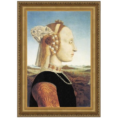 Design Toscano Portrait of Battista Sforza, 1466:  Small