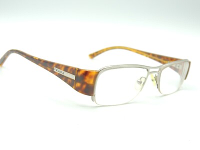 Prada VPR 52I Tortoise Eyeglass Frame 53 17 135