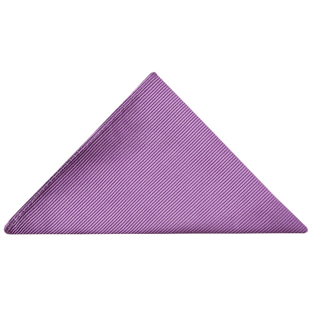 Lilac Twill Silk Pocket Square Wedding Christening Prom Handkerchief Hanky