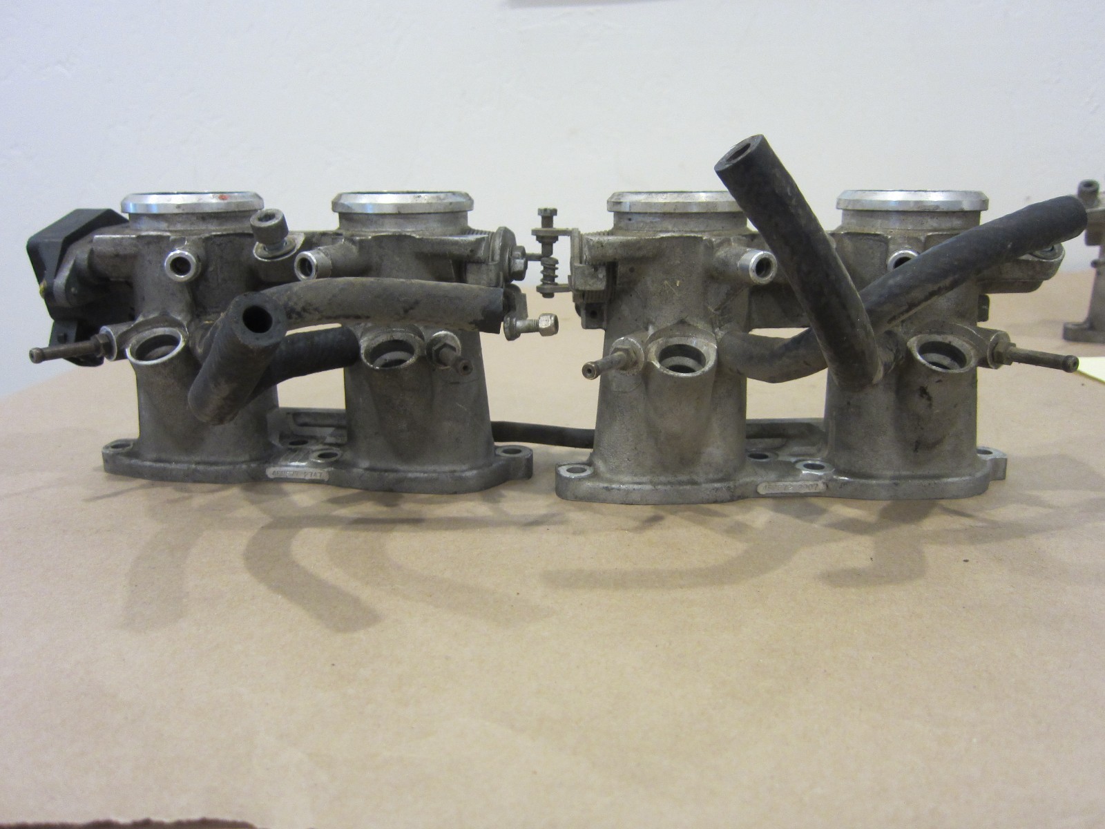 Ferrari 355 RH Front And Rear Inlet Suction Manifold Set Part# 162481/ 162482