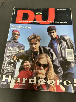 DJ Magazine no. 85 - 25 Mar 7 Apr 1993 Hardcore Prodigy Cover Monie Love Aphex T