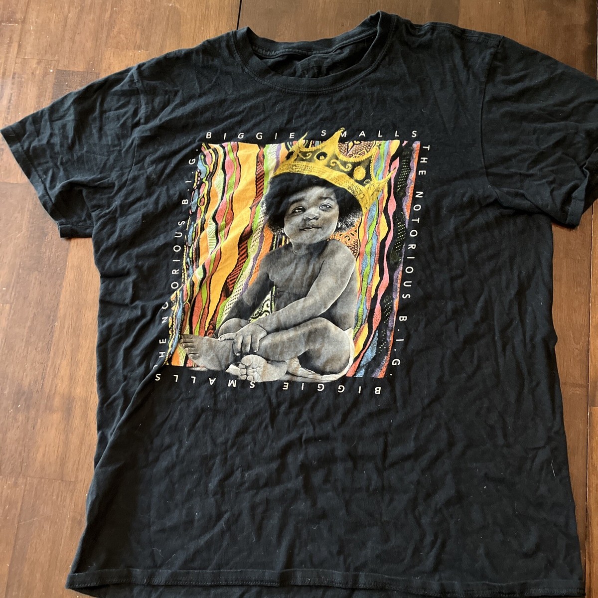 Notorious Biggie Smalls King Baby Mens Large T-Shirt