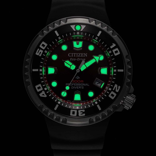 Citizen Promaster BN1024-01Z Eco-Drive Sapphire Red Dial 300M Diver - Picture 5 of 8
