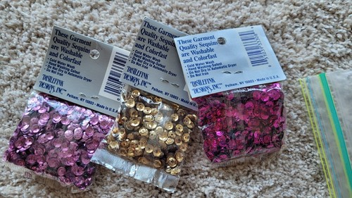 Vintage Sequins Seed Beads Crafts Lot Everything Shown Included Ex - Picture 4 of 12