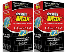 Dexatrim Dexatrim Max Complex 7 Dietary Supplement Capsules, 60 caps Pack of 2 