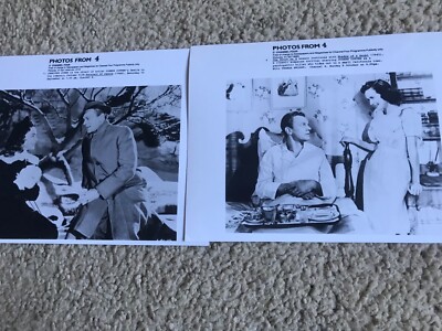 Joseph Cotten 2x Werbefoto Hitchcock Teresa Wright Jennifer Jones