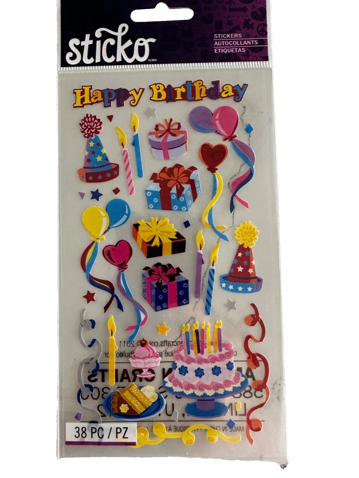 Ocasión dimensional, Fiesta Pegatinas Cardmaking & Scrapbooking