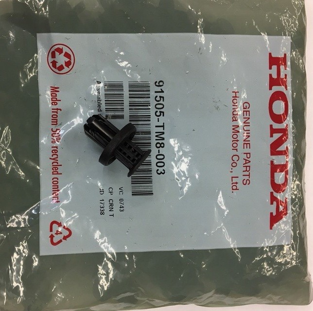Genuine Honda Bumper Cover Clip 91505-TM8-003 | eBay