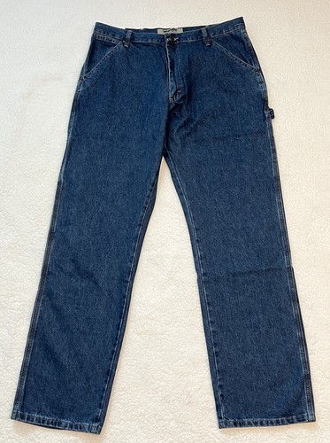 Jeans carpenter classici da uomo Wrangler Authentics taglia: 36x34 NUOVI - Foto 2 di 9