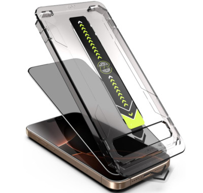 Anti-Peeping Tempered Glass Screen Protector For iPhone 16 Pro Max Full Coverage