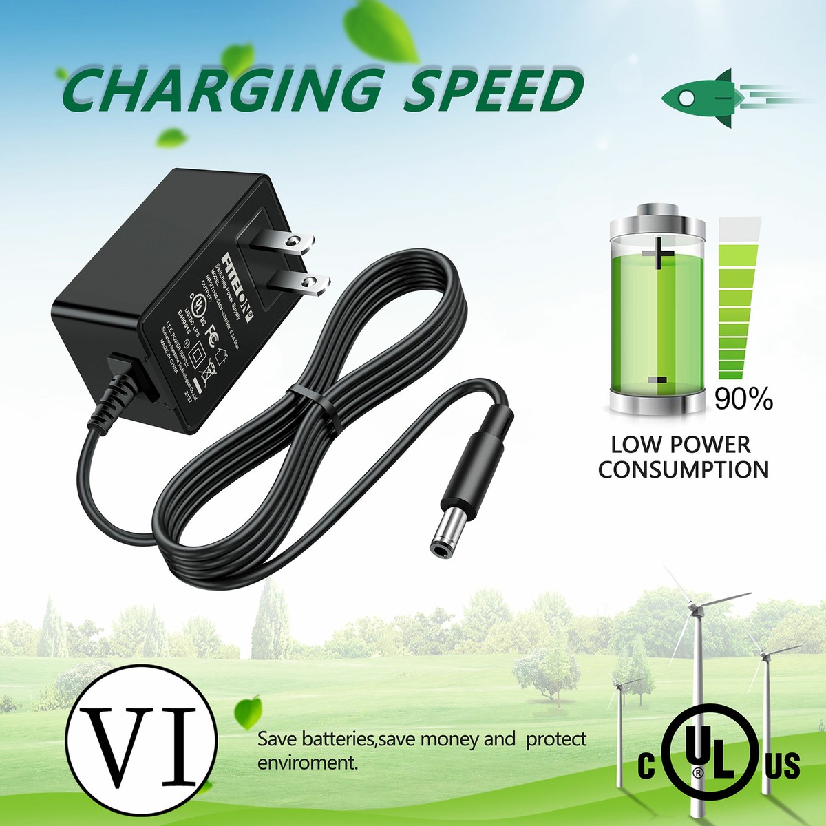 TOP CHARGEUR * Adattatore Di Alimentazione Caricatore 12V Per Router