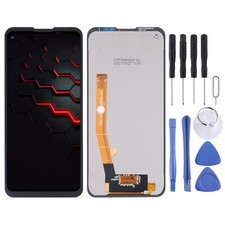 For Doogee V10 LCD Screen with Digitizer Full Assembly Replacement Black 