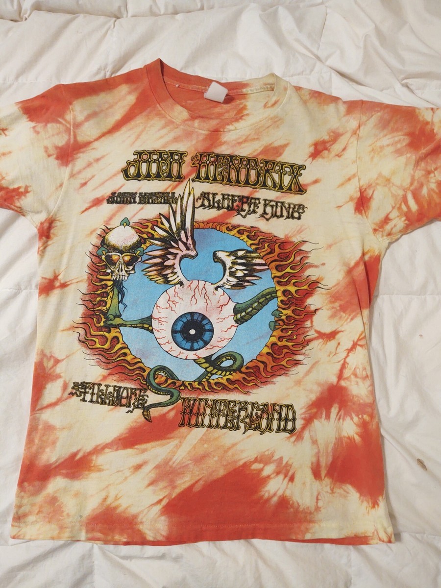 Jimi Hendrix T-Shirt FLYING EYEBALL Albert King WINTERLAND TYE DYE