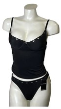 Rampage Corset Bra Size 36B Tank Top Thong Panties Size Large