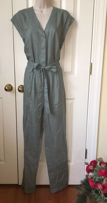 gap green jumpsuit